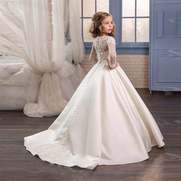 white flower girl dresses for weddings banquet dress girl beaded birthday first communion dresses petals long sleeves ball gown, Red;yellow
white flower girl dresses for weddings banquet dress girl beaded birthday first communion dresses petals long sleeves ball gown, Red;yellow