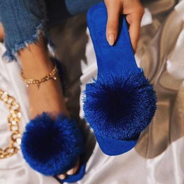 women summer casual fur slippers flat non-slip solid real hair slides slippers tassel fluffy slides ing, Black
women summer casual fur slippers flat non-slip solid real hair slides slippers tassel fluffy slides ing, Black
