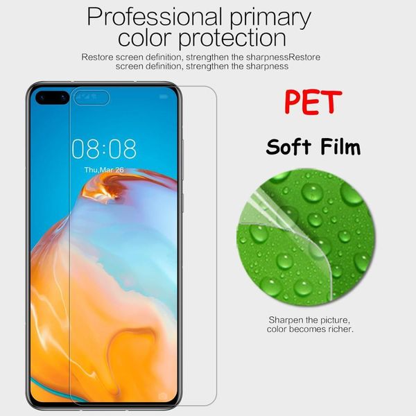 100pcs/lot pet soft hydrogel film for huawei mate 30 20 pro nova7 pro screen protector for huawei p40pro p30 p20 pro soft film
100pcs/lot pet soft hydrogel film for huawei mate 30 20 pro nova7 pro screen protector for huawei p40pro p30 p20 pro soft film
