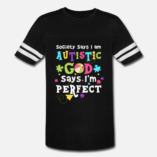 society says i am autistic god says i'm perfect t shirt men character tee shirt s-xxxl natural graphic basic spring vintage shirt
society says i am autistic god says i'm perfect t shirt men character tee shirt s-xxxl natural graphic basic spring vintage shirt