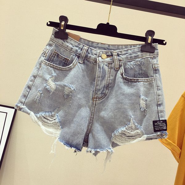 women's jeans fat mm fashion hole plus size high waist denim shorts female 2021 summer korean version loose thin wide leg women s-5xl, Blue
women's jeans fat mm fashion hole plus size high waist denim shorts female 2021 summer korean version loose thin wide leg women s-5xl, Blue