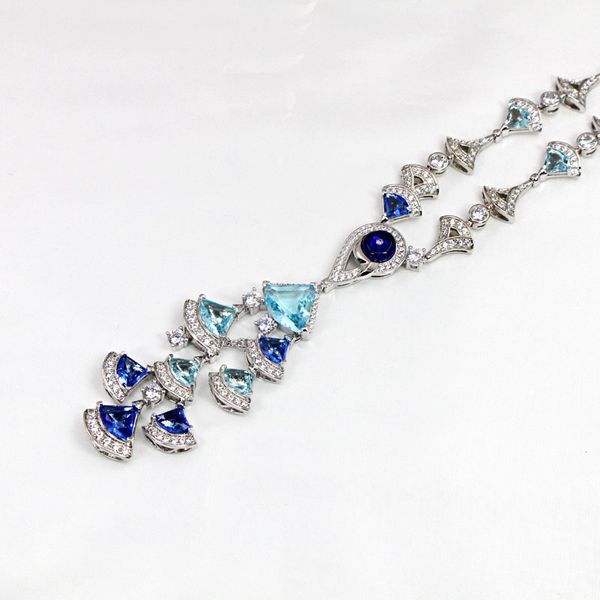 cz diamond red/blue stone geometric pendants necklaces 18k rose gold plated party jewelry for women, Silver
cz diamond red/blue stone geometric pendants necklaces 18k rose gold plated party jewelry for women, Silver