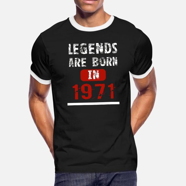 legends are born in 1971 t shirt men design 100% cotton plus size 3xl unique famous new fashion summer style outfit shirt, White;black
legends are born in 1971 t shirt men design 100% cotton plus size 3xl unique famous new fashion summer style outfit shirt, White;black