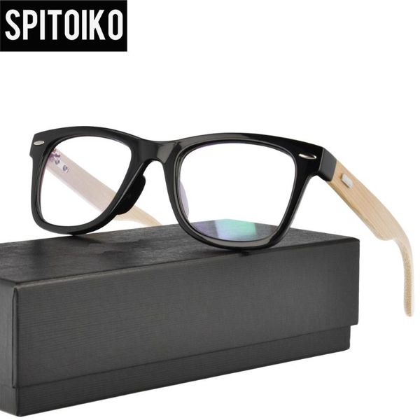 fashion sunglasses frames spitoiko plastic optical frame with bamboo temple eyeglasses spectacles eyewear a6814, Black
fashion sunglasses frames spitoiko plastic optical frame with bamboo temple eyeglasses spectacles eyewear a6814, Black