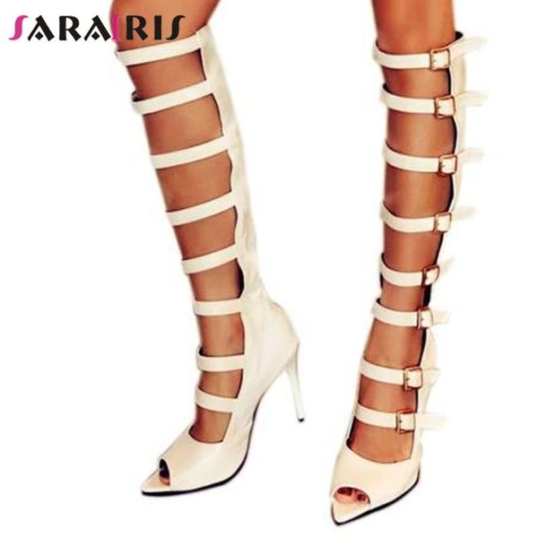 sarairis elegant girl pointed toe party sandals solid buckle summer sandals women open toe zipper high heels shoes woman, Black
sarairis elegant girl pointed toe party sandals solid buckle summer sandals women open toe zipper high heels shoes woman, Black