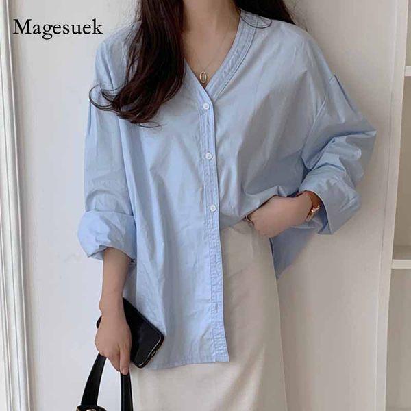 2020 autumn loose v-neck long sleeve women blouse korean style side split cardigan solid single-breasted shirt blusas 11017, White
2020 autumn loose v-neck long sleeve women blouse korean style side split cardigan solid single-breasted shirt blusas 11017, White