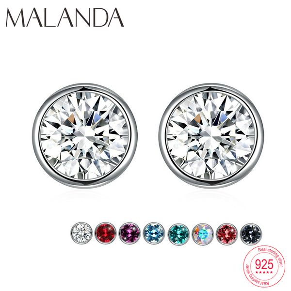 stud malanda round crystals from sterling silver earrings fashion piercing for women wedding jewelry, Golden;silver
stud malanda round crystals from sterling silver earrings fashion piercing for women wedding jewelry, Golden;silver