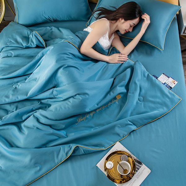 comforters & sets 4pcs set 100% silk bed linens summer comforter air condition quilts duvet washed cotton throw blankets solid bedding
comforters & sets 4pcs set 100% silk bed linens summer comforter air condition quilts duvet washed cotton throw blankets solid bedding