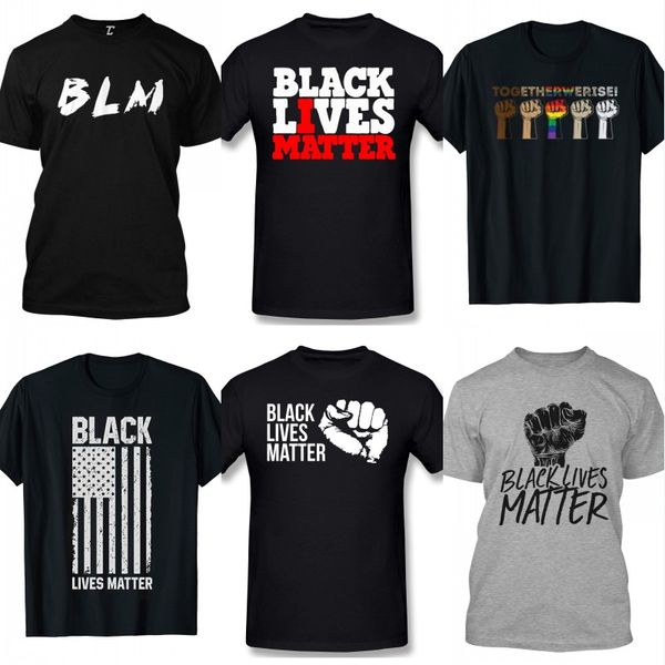 black lives matter t-shirt for men women casual crew neck tee summer i can't breath t shirt, White;black
black lives matter t-shirt for men women casual crew neck tee summer i can't breath t shirt, White;black