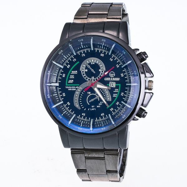new arrivals timelimited designers selling blueray glass steel belt mens watch fashion threeeye digital scale quartz watch, Slivery;brown
new arrivals timelimited designers selling blueray glass steel belt mens watch fashion threeeye digital scale quartz watch, Slivery;brown