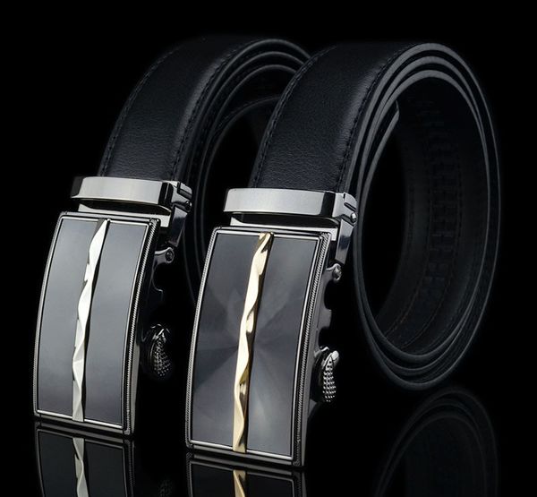 men's genuine leather belt black or brown automatic buckle waist strap business male, Black;brown
men's genuine leather belt black or brown automatic buckle waist strap business male, Black;brown