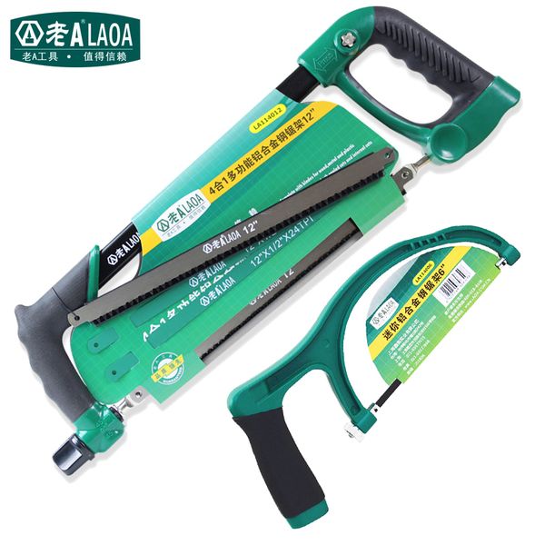 laoa 6inch 12inc hacksaw multifunction aluminum alloy steel saw fram with 4pcs saw blade household tools
laoa 6inch 12inc hacksaw multifunction aluminum alloy steel saw fram with 4pcs saw blade household tools