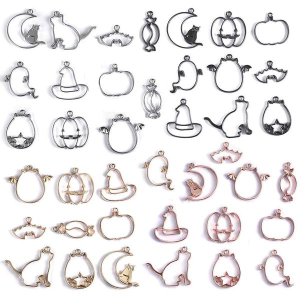 10pcs halloween christmas hollow open bezel charms setting frame pendant for uv metal resin bezel for diy jewelry making crafts
10pcs halloween christmas hollow open bezel charms setting frame pendant for uv metal resin bezel for diy jewelry making crafts