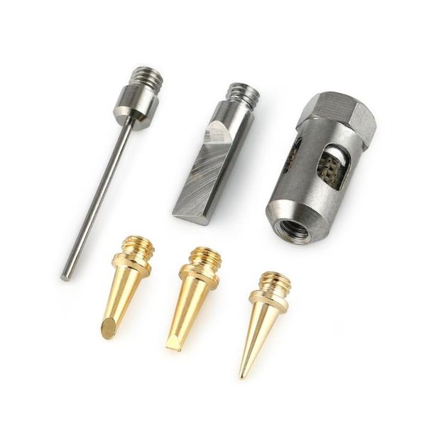 6pcs welding soldering iron tips tip tool electric pen mini solder head tin wire pliers welding tools bit professional hobby
6pcs welding soldering iron tips tip tool electric pen mini solder head tin wire pliers welding tools bit professional hobby