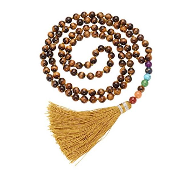 fyjs unique ethnic tassels conneclt 6 mm long round beads chain tiger eye stone necklace rose pink quartz healing chakra jewelry, Silver
fyjs unique ethnic tassels conneclt 6 mm long round beads chain tiger eye stone necklace rose pink quartz healing chakra jewelry, Silver