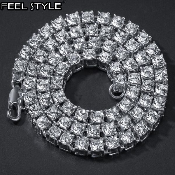 hip hop 5mm 2pcs mens iced out tennis chain necklaces 1 row rhinestone choker bling for men jewelry crystal necklace, Silver
hip hop 5mm 2pcs mens iced out tennis chain necklaces 1 row rhinestone choker bling for men jewelry crystal necklace, Silver