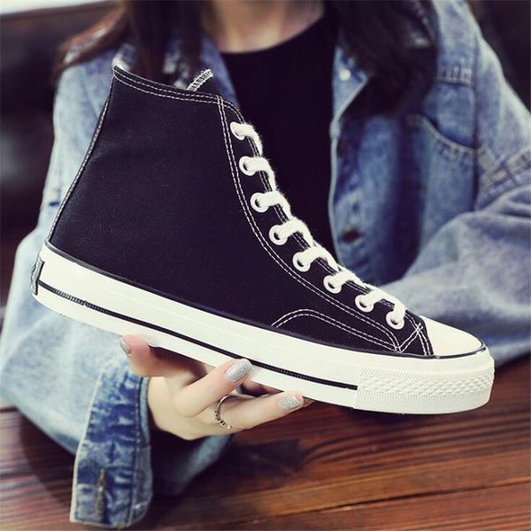 woman platform shoes 2020 summer new fashion women shoes casual solid canvas high couple women casual sneakers 35-40, Black
woman platform shoes 2020 summer new fashion women shoes casual solid canvas high couple women casual sneakers 35-40, Black