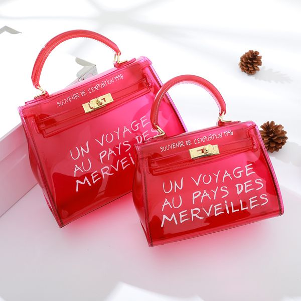 clear bag transparent pvc women handbag shoulder bags letter print jelly candy color kids messenger crossbody bag luxury bolsa
clear bag transparent pvc women handbag shoulder bags letter print jelly candy color kids messenger crossbody bag luxury bolsa