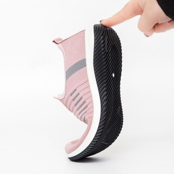 spring sock sneakers women breathable mesh running shoes women slip on red socks sports shoes flats footwear 41, Black
spring sock sneakers women breathable mesh running shoes women slip on red socks sports shoes flats footwear 41, Black
