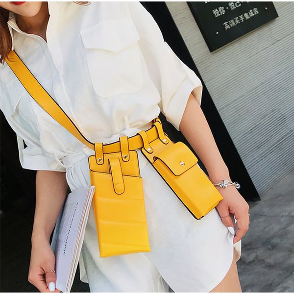 women waist bag fashion leather fanny pack ladies waist belt bag chest crossbody female phone pack shoulder strap purse
women waist bag fashion leather fanny pack ladies waist belt bag chest crossbody female phone pack shoulder strap purse