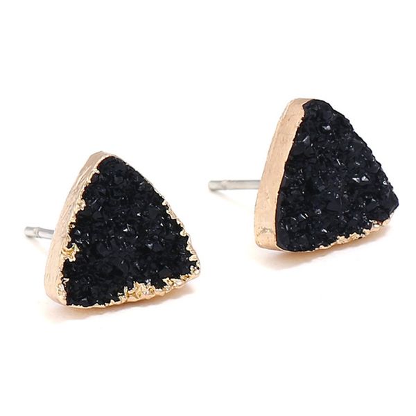 wholesale 10 pairs gold plated triangle shape crystal dyed black and gray stud earrings for party gift jewelry, Golden;silver
wholesale 10 pairs gold plated triangle shape crystal dyed black and gray stud earrings for party gift jewelry, Golden;silver