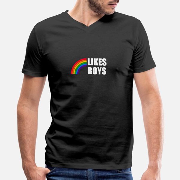 lgbt likes boys gay pride rainbow coming out t shirt men character cotton euro size s-3xl gents gift comical summer kawaii shirt
lgbt likes boys gay pride rainbow coming out t shirt men character cotton euro size s-3xl gents gift comical summer kawaii shirt
