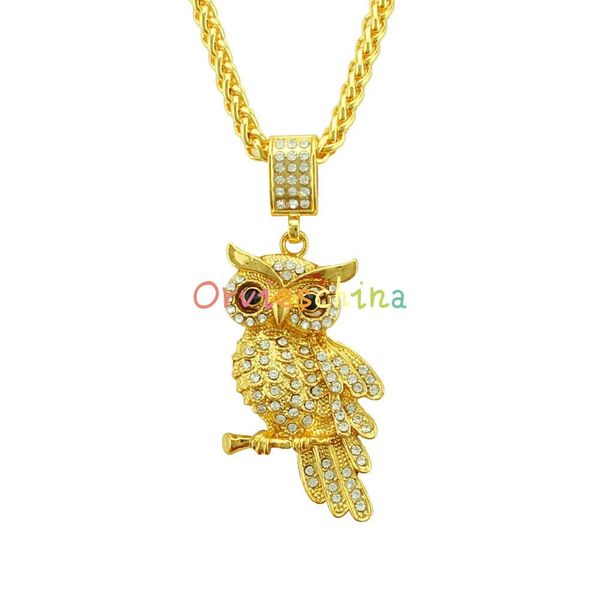 2020 designer european and american explosive jewelry punk hip-hop personality owl diamond pendant necklace male jewelry, Black
2020 designer european and american explosive jewelry punk hip-hop personality owl diamond pendant necklace male jewelry, Black