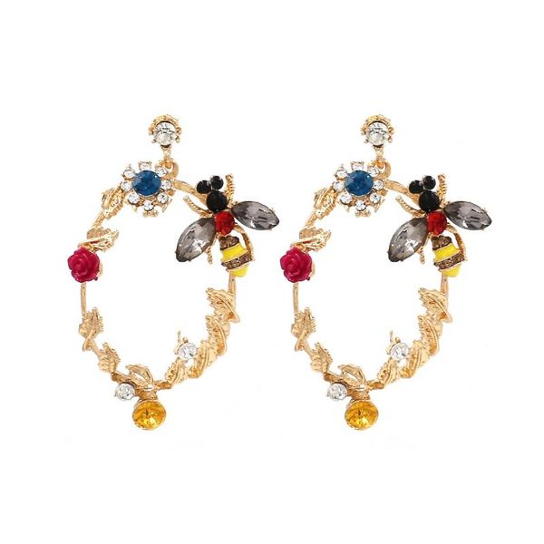 vintage french romantic bee stud earrings tassel earrings prevent allergy 925 silver needle women fashion jewelry, Golden;silver
vintage french romantic bee stud earrings tassel earrings prevent allergy 925 silver needle women fashion jewelry, Golden;silver