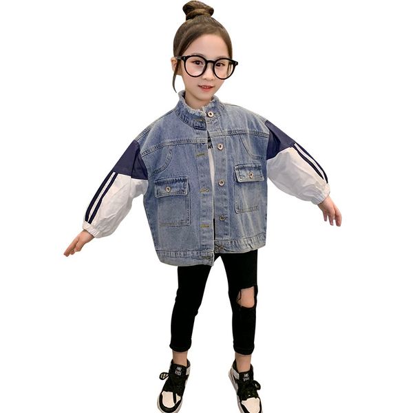 girls denim jacket spring 2020 new children foreign style net red spring little girls and autumn children's clothing tren, Blue;gray
girls denim jacket spring 2020 new children foreign style net red spring little girls and autumn children's clothing tren, Blue;gray