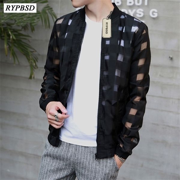 pierced transparent bomber jacket men 2019 sun protection clothing windbreaker summer thin men plaid jackets slim fit mens coats, Black;brown
pierced transparent bomber jacket men 2019 sun protection clothing windbreaker summer thin men plaid jackets slim fit mens coats, Black;brown