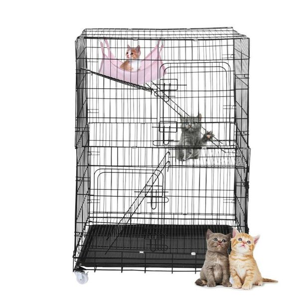большой складной pet wire cage crate cat кондо крытый открытый складная собака playpen отпуск сна с 3 лестницы бесплатная доставка
большой складной pet wire cage crate cat кондо крытый открытый складная собака playpen отпуск сна с 3 лестницы бесплатная доставка