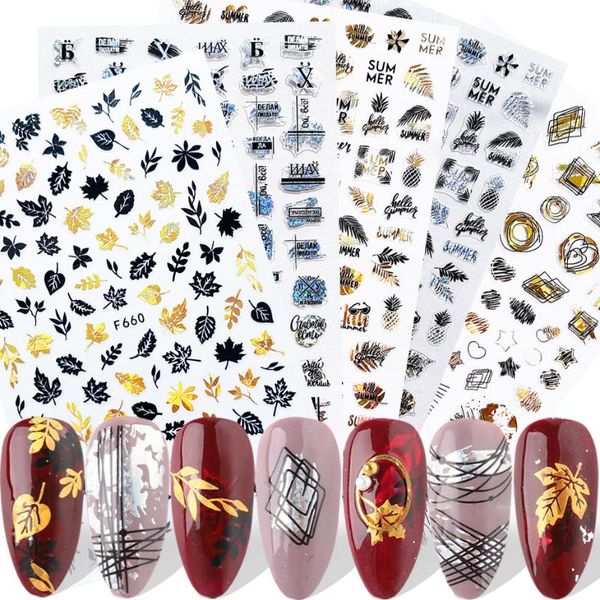 8pcs laser leaf nail sticker holographic geometric 3d transfer decal black white leaves summer manicure foil set saf654-661-2
8pcs laser leaf nail sticker holographic geometric 3d transfer decal black white leaves summer manicure foil set saf654-661-2