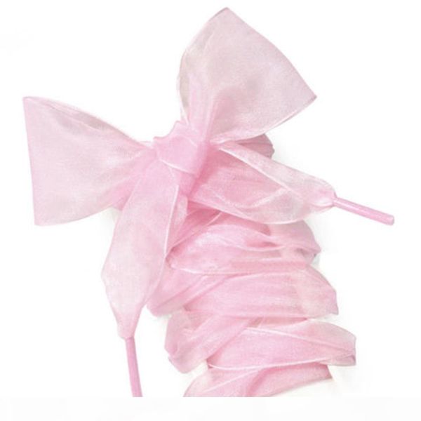 1pair 110cm fashion shoestrings women shoelaces flat silk satin ribbon shoe laces sneakers sport shoes lace bow, White;pink
1pair 110cm fashion shoestrings women shoelaces flat silk satin ribbon shoe laces sneakers sport shoes lace bow, White;pink