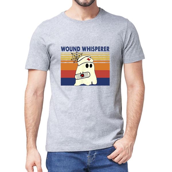 2020 new horror halloween wound whisperer nurse ghost costume women and mens neck short sleeves cotton t shirt gift tee
2020 new horror halloween wound whisperer nurse ghost costume women and mens neck short sleeves cotton t shirt gift tee