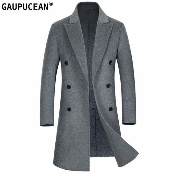 men wool coat 70% wool 30% polyester luxury double breasted formal autumn winter male long man woolen overcoat, Black
men wool coat 70% wool 30% polyester luxury double breasted formal autumn winter male long man woolen overcoat, Black