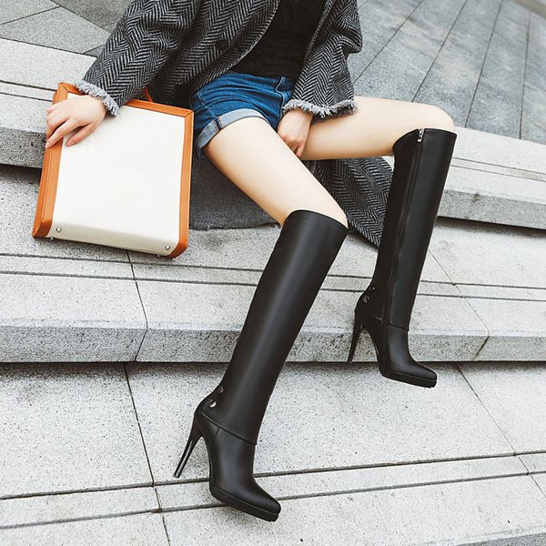 women boots high heels thigh high boots winter knee ladies autumn shoes black party weddiing shoes
women boots high heels thigh high boots winter knee ladies autumn shoes black party weddiing shoes