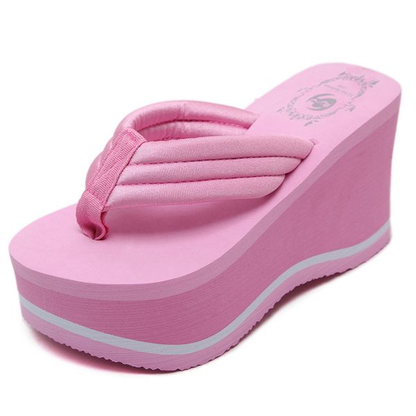 women beach flip flops soild wedge platform shoes summer slippers women shoe high heels beach sandals ladies, Black
women beach flip flops soild wedge platform shoes summer slippers women shoe high heels beach sandals ladies, Black