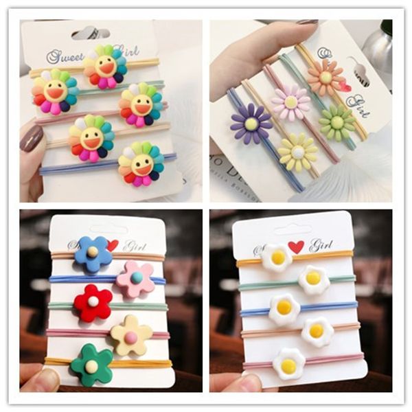 5 pieces / set girl's lovely little flower elastic hair band with ponytail stand children's hair decoration band, Slivery;white
5 pieces / set girl's lovely little flower elastic hair band with ponytail stand children's hair decoration band, Slivery;white