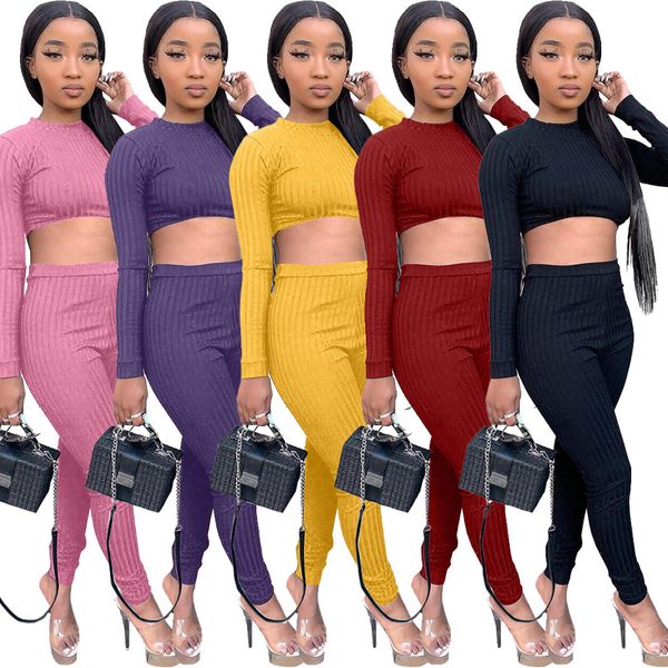 women tracksuits two pieces set slim solid color pit cloth waist exposed long sleeve pencil pants suits ladies sports leisure outfits, White
women tracksuits two pieces set slim solid color pit cloth waist exposed long sleeve pencil pants suits ladies sports leisure outfits, White