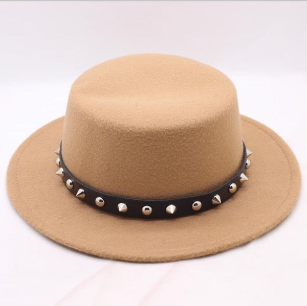 suogry boater flat hat for men's women winter auturmn felt wide brim fedora hat gentleman prok pie bowler gambler, Blue;gray
suogry boater flat hat for men's women winter auturmn felt wide brim fedora hat gentleman prok pie bowler gambler, Blue;gray