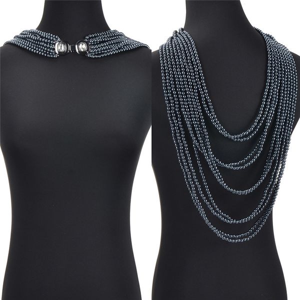 новый 2019 многослойный смолы pearl длинное ожерелье front / back maxi ожерелья ювелирных изделий способа для женщин партии аксессуары белый, Silver
новый 2019 многослойный смолы pearl длинное ожерелье front / back maxi ожерелья ювелирных изделий способа для женщин партии аксессуары белый, Silver