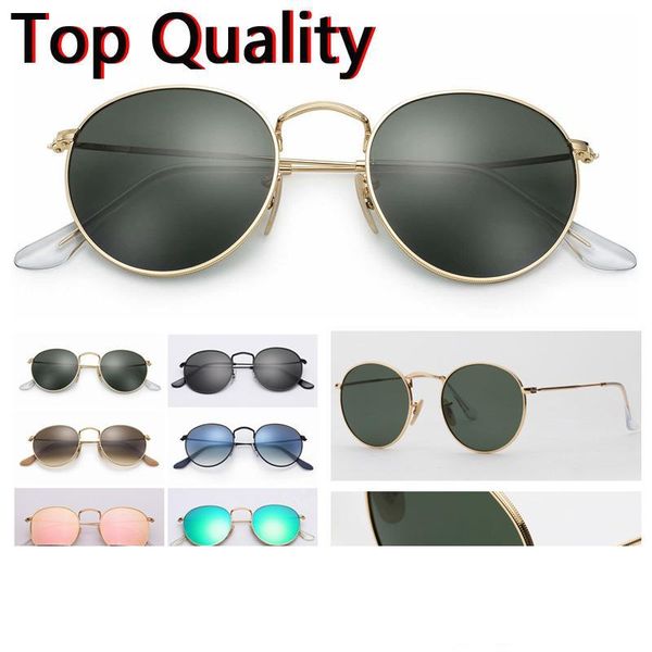 fashion sunglasses round metal model uv400 glass lenses for men women add brown or black leather case cloth and all accessories, White;black
fashion sunglasses round metal model uv400 glass lenses for men women add brown or black leather case cloth and all accessories, White;black