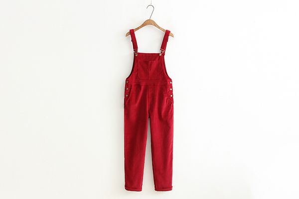 autumn and winter women fashion straight style corduroy fabric casual jumpsuits female trendy color cotton rompers overall, Black;white
autumn and winter women fashion straight style corduroy fabric casual jumpsuits female trendy color cotton rompers overall, Black;white
