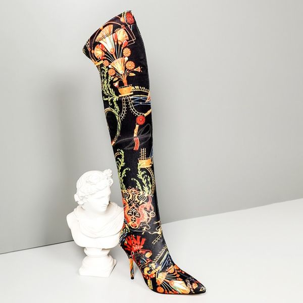 boots womens over the knee graffiti stretchy printed gothic stilettos high heel shoes custom made colors plus size 2021, Black
boots womens over the knee graffiti stretchy printed gothic stilettos high heel shoes custom made colors plus size 2021, Black