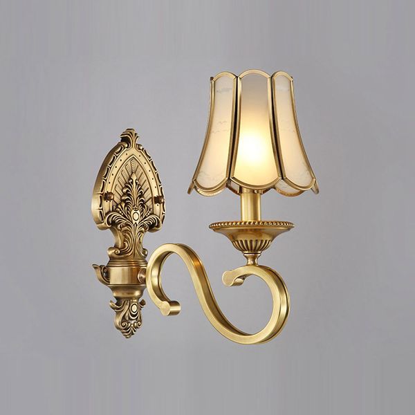 european luxury pure copper living room wall lamp villa american royal copper bedroom background wall lamp
european luxury pure copper living room wall lamp villa american royal copper bedroom background wall lamp