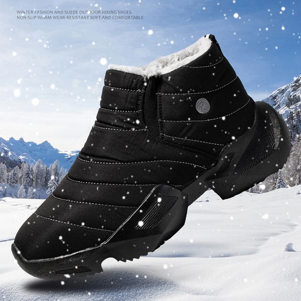 men's ankle boots 37-46 slip on winter warm sneakers plush chunky men shoes snow boots outdoor platform men's casual shoes, Black
men's ankle boots 37-46 slip on winter warm sneakers plush chunky men shoes snow boots outdoor platform men's casual shoes, Black