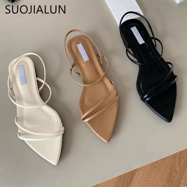 suojialun fashion narrow band women sandals flat heel back strap summer shoes gladiator casual sandal pointed toe dress shoes y200620, Black
suojialun fashion narrow band women sandals flat heel back strap summer shoes gladiator casual sandal pointed toe dress shoes y200620, Black