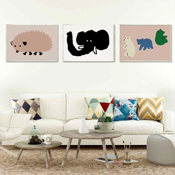 poster cartoon animal elephant tiger baby nursery wall art canvas painting nordic print bear rabbit wall pictures kid room decor
poster cartoon animal elephant tiger baby nursery wall art canvas painting nordic print bear rabbit wall pictures kid room decor