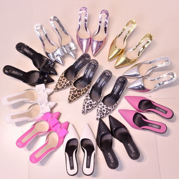 swyivy high heels summer shoes women half slipper mules leoper 2020 new pointed toe golden slippers for women summer shoes, Black
swyivy high heels summer shoes women half slipper mules leoper 2020 new pointed toe golden slippers for women summer shoes, Black