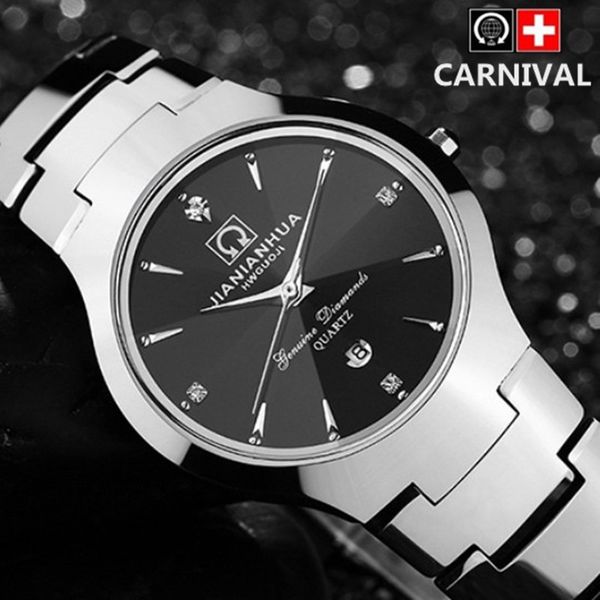 fashion tungsten steel men women quartz watch vintage rhinestone dress sapphire waterproof ladies watches lover's, Slivery;brown
fashion tungsten steel men women quartz watch vintage rhinestone dress sapphire waterproof ladies watches lover's, Slivery;brown